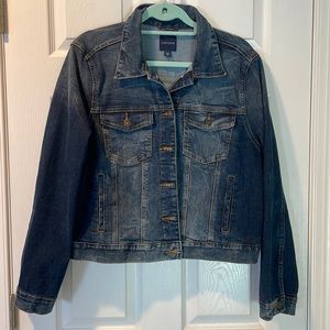 Just USA dark denim Jean jacket 1X